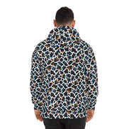 Psychedelic Neon Biomorphic Pattern Hoodie | All - Over Print - Aesthetic Rebellion