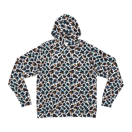 Psychedelic Neon Biomorphic Pattern Hoodie | All - Over Print - Aesthetic Rebellion
