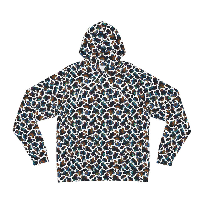 Psychedelic Neon Biomorphic Pattern Hoodie | All - Over Print - Aesthetic Rebellion