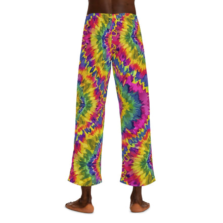 Rainbow Tie Dye Pajama Pants | Psychedelic Lounge Sleepwear - Aesthetic Rebellion