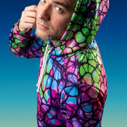 Plurrple AOP Pullover Hoodie – Bioluminescent Neural Web Streetwear