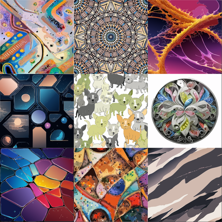 seamless patterns SVG bundle preview