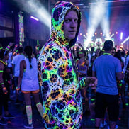 Spider Web Rave Hoodie - 100% Pure Cotton Night Owls Gear - Unisex - Aesthetic Rebellion