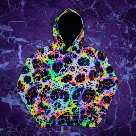 Spider Web Rave Hoodie - 100% Pure Cotton Night Owls Gear - Unisex - Aesthetic Rebellion