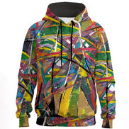 Splatter Art All - Over Print Unisex Pullover Hoodie | 310GSM Cotton - Aesthetic Rebellion