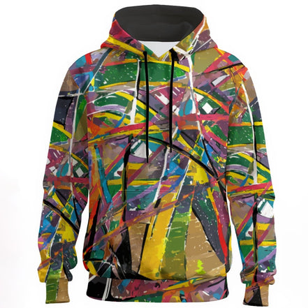 Splatter Art All - Over Print Unisex Pullover Hoodie | 310GSM Cotton - Aesthetic Rebellion