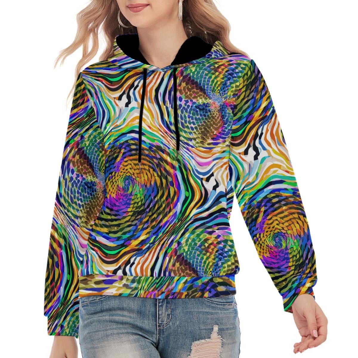Starry Night All - Over Print Unisex Pullover Hoodie | 310GSM Cotton - Aesthetic Rebellion