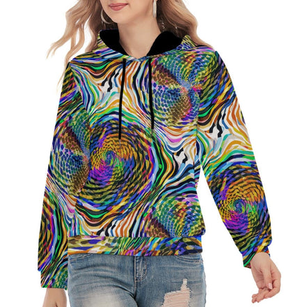 Starry Night All - Over Print Unisex Pullover Hoodie | 310GSM Cotton - Aesthetic Rebellion