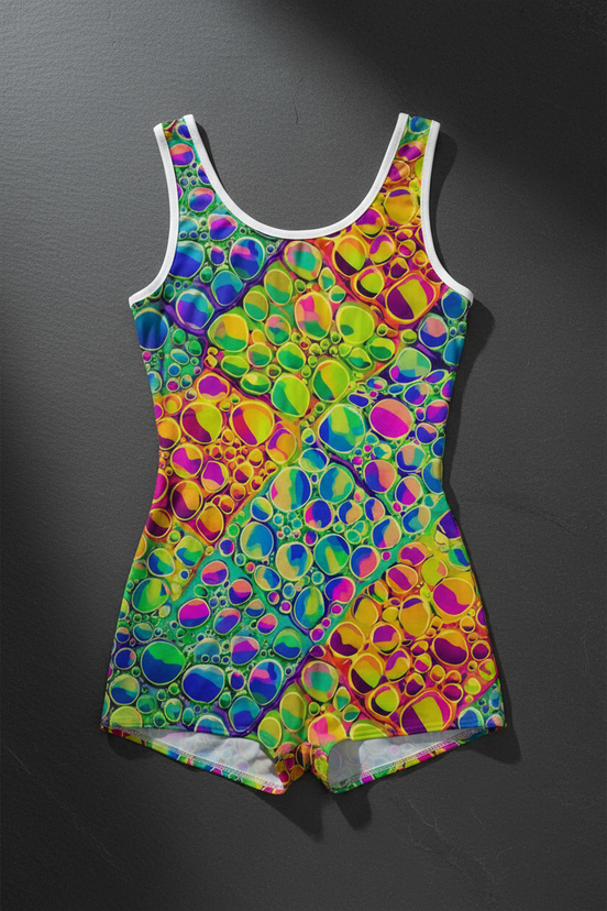 Swimsuit, Vintage Crown Jewel Retro Summer Fashion, Burning Man, Mermaid Outfit, Pool Party Prints - Aesthetic Rebellion