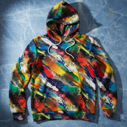 Vibrant Water Splash Hoodie – Psychedelic Fluid Art Pullover - Aesthetic Rebellion